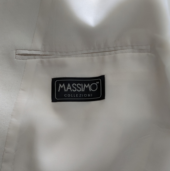 Men's Cream suit, size 48L - Picture 3 of 7